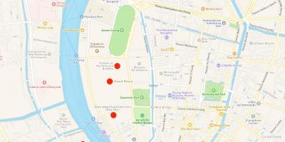 Карта храмов в Бангкоке