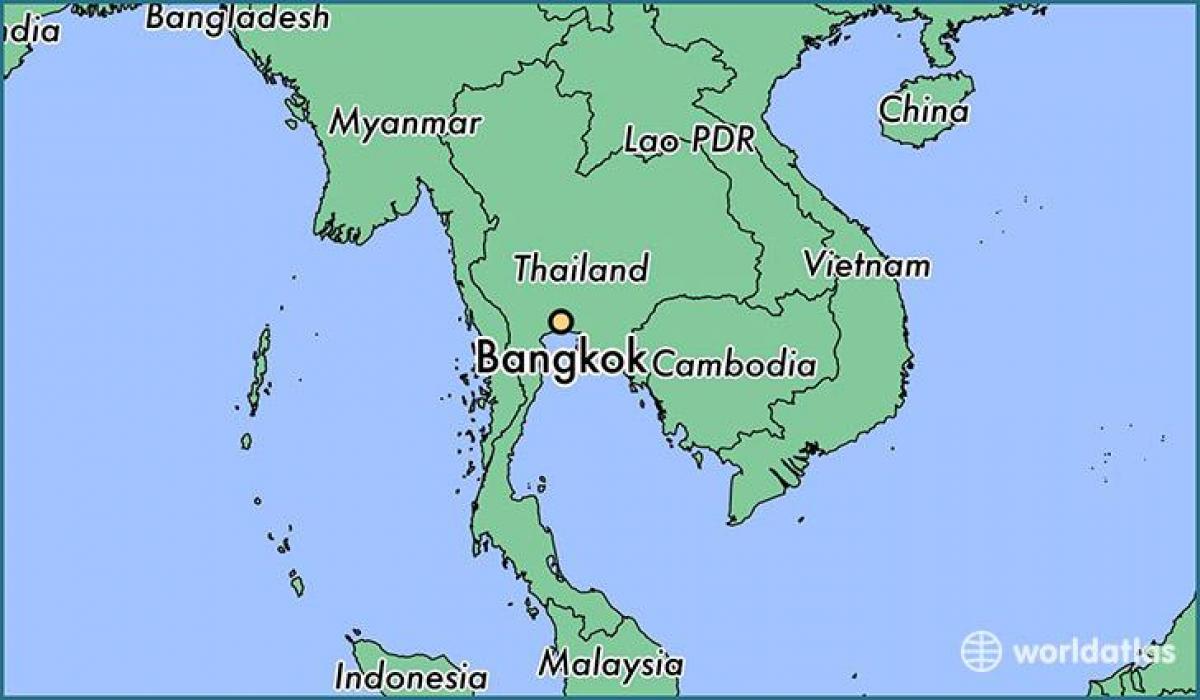 карта Бангкока стране