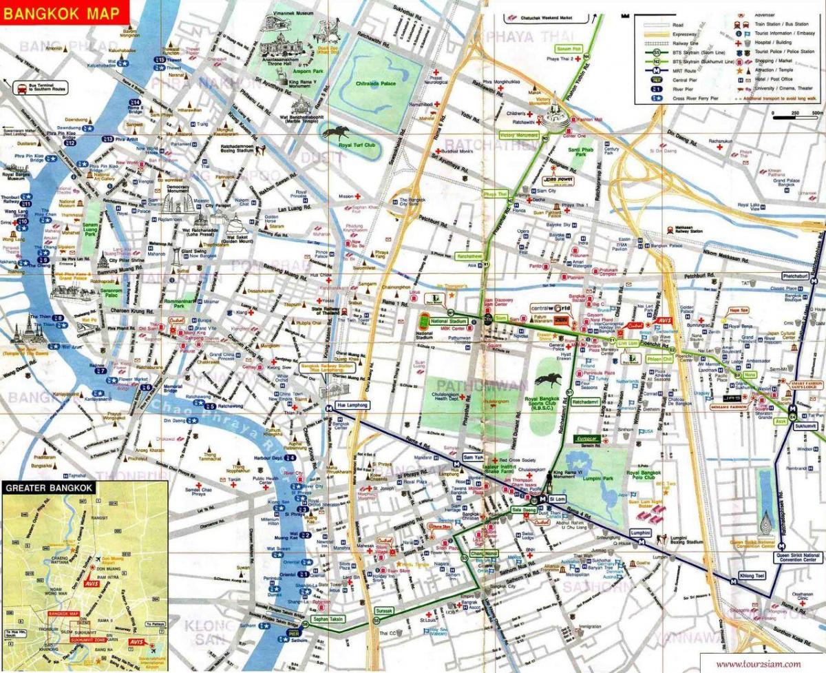 карта МБК Бангкок