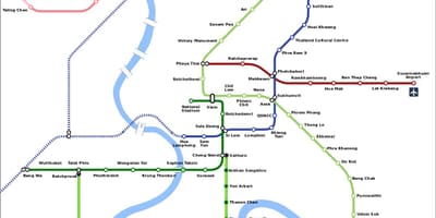 МРТ карта Бангкок, Таиланд