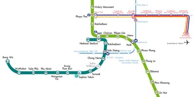 Карта Бангкок