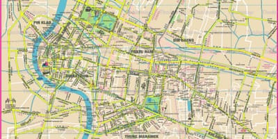 Карта города Бангкок