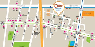 Карта сой 4 Бангкок