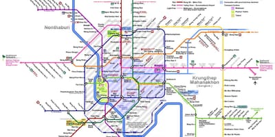 Транзитной карте Бангкока