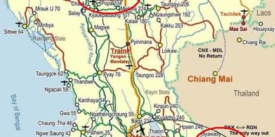 Карта трассы Бангкок 