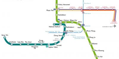 Карта метро карта маршрутов в Бангкоке