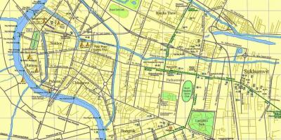 Карта Бангкока дороге