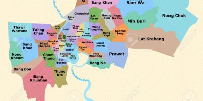 Карта Бангкока район