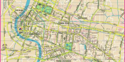 Карта города Бангкок