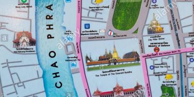 Бангкок карта с туристическими местами