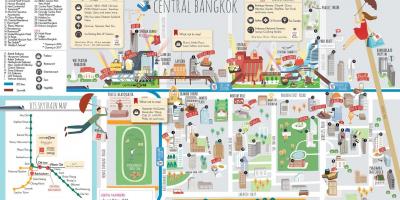 Торговый центр в Бангкоке на карте